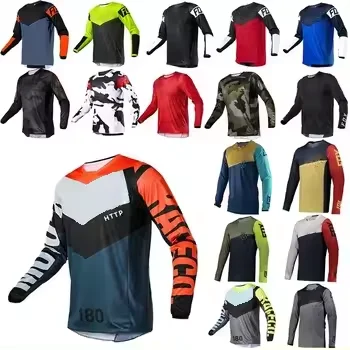 Cycling Short Sleeves Cycling Jersey Motocross Custom Shorts Men T-shirt Mountain Bike Cycling Clothes Motorcycle Jersey