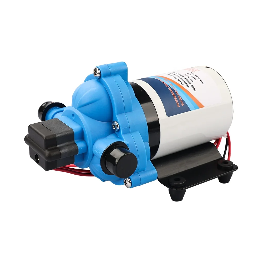 D50113 12V Fresh Water Pump 5GPM 45 PSI Water Diaphragm Pump Self-Priming with Heavy Duty Pressure Switch