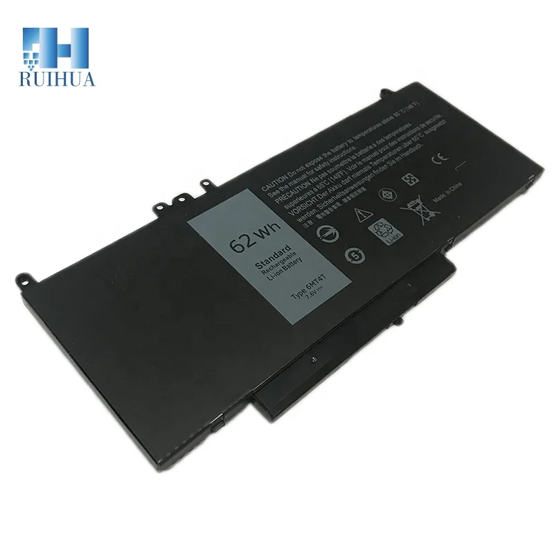 New 6MT4T Laptop Battery 7.6V 62Wh 8157mAh For dell laptop external battery E5450 E5470 E5550 E5570 TXF9M 79VRK 07V69Y