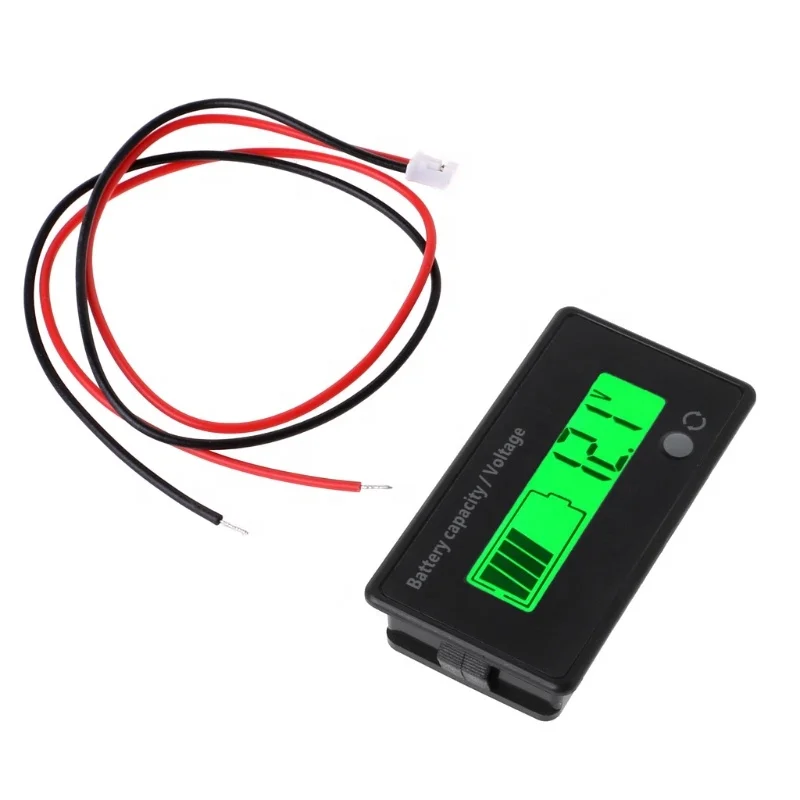 12V 24V 48V 60V 72V 84V Lead-acid Battery Capacity Indicator Voltage Meter Voltmeter Blue white green LCD Monitor GY-6DG