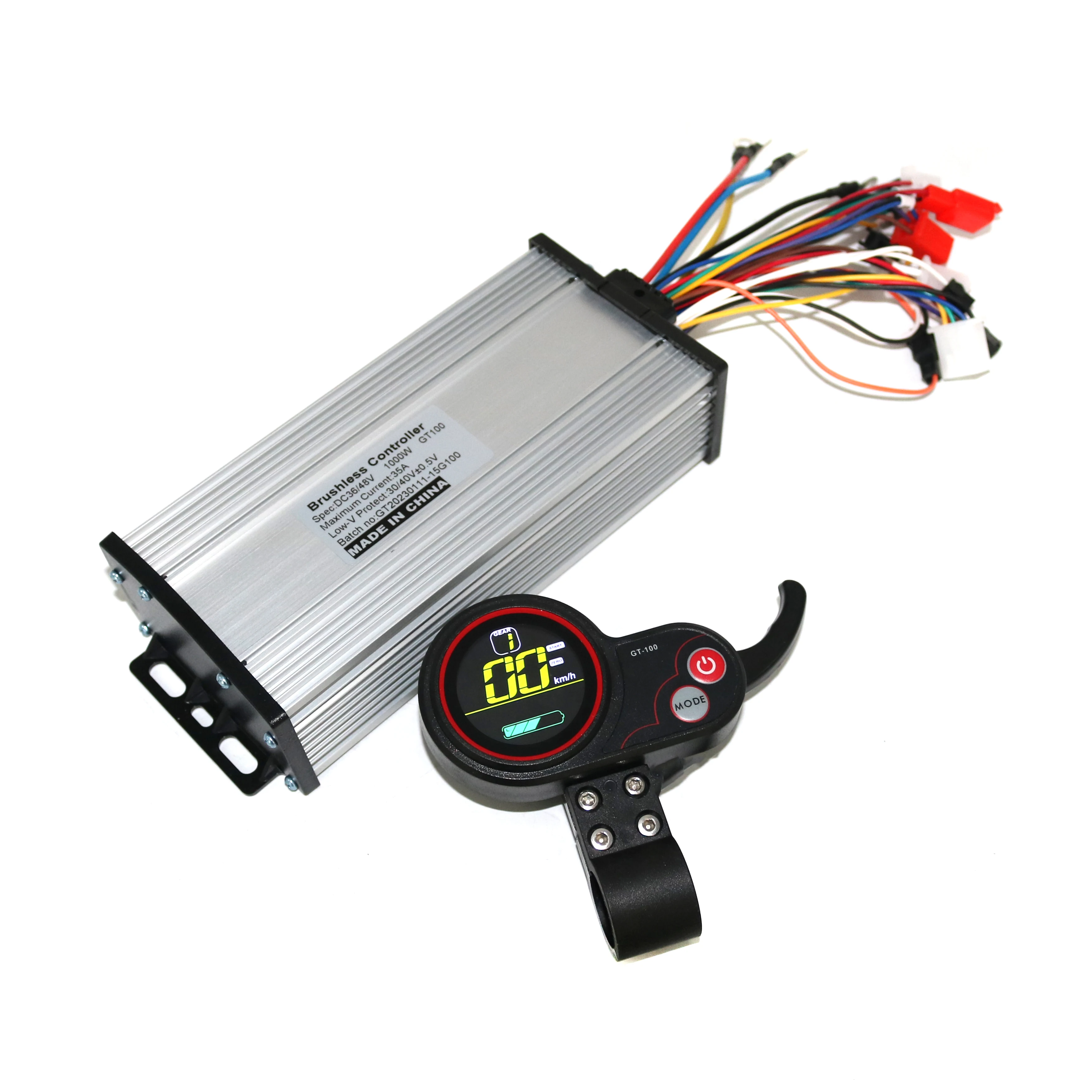 GREENTIME 36V 48V 800W 1000W 35A бесщеточный контроллер двигателя постоянного тока электровелосипеда + GT-100 дисплей один комплект
