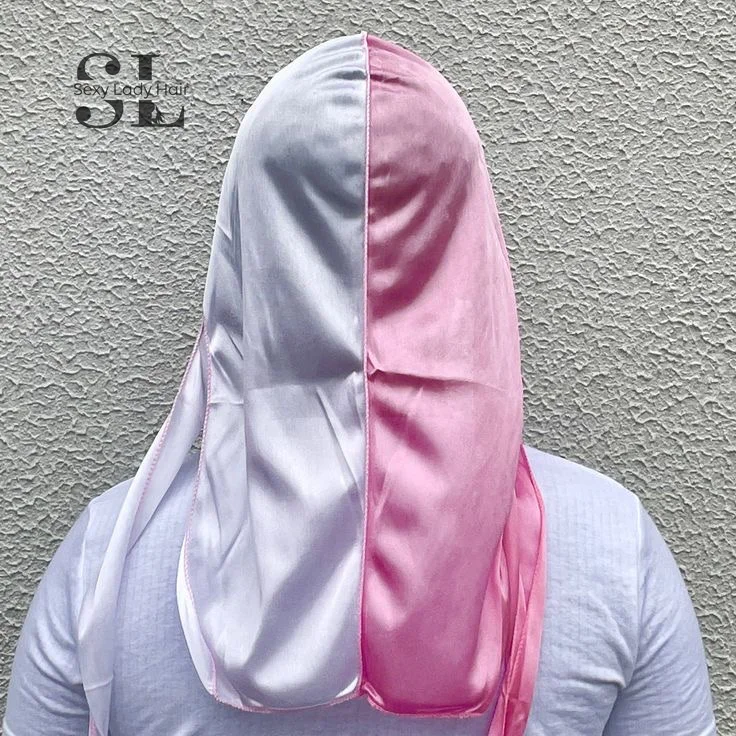 Custom Durags Wholesale Du rag Cheap Hip Hop Plain Unisex Headwrap Silk Satin Doo rag
