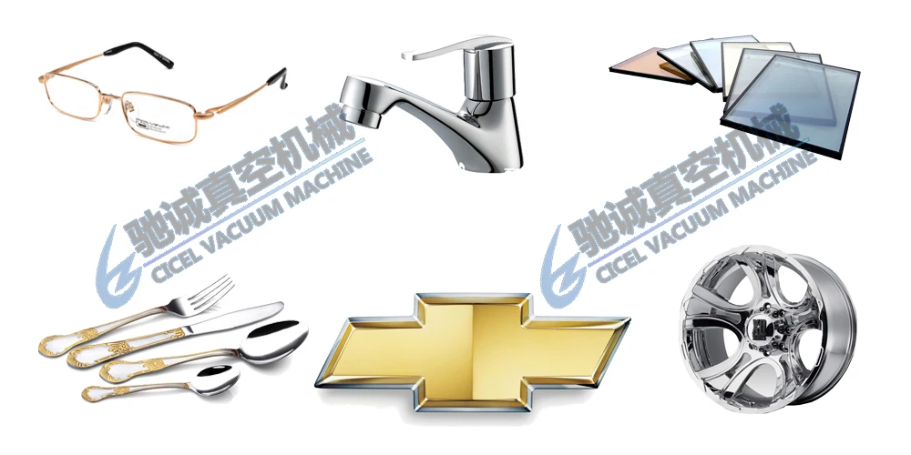 High Speed Magnetron Sputtering Vacuum Coating Machine for Plastic Tableware