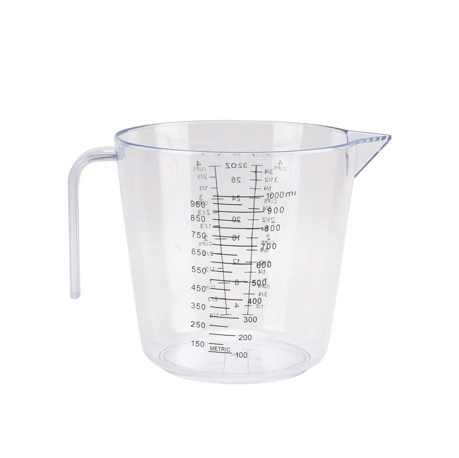 Инструмент для выпечки 150/300/600/1000 мл Прозрачный мерный стаканчик пластиковые кухонные