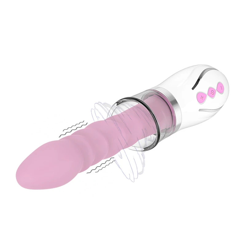 Vibrator telescopic dildo vagina stimulation sucking sex toy vibrator female G-spot masturbator