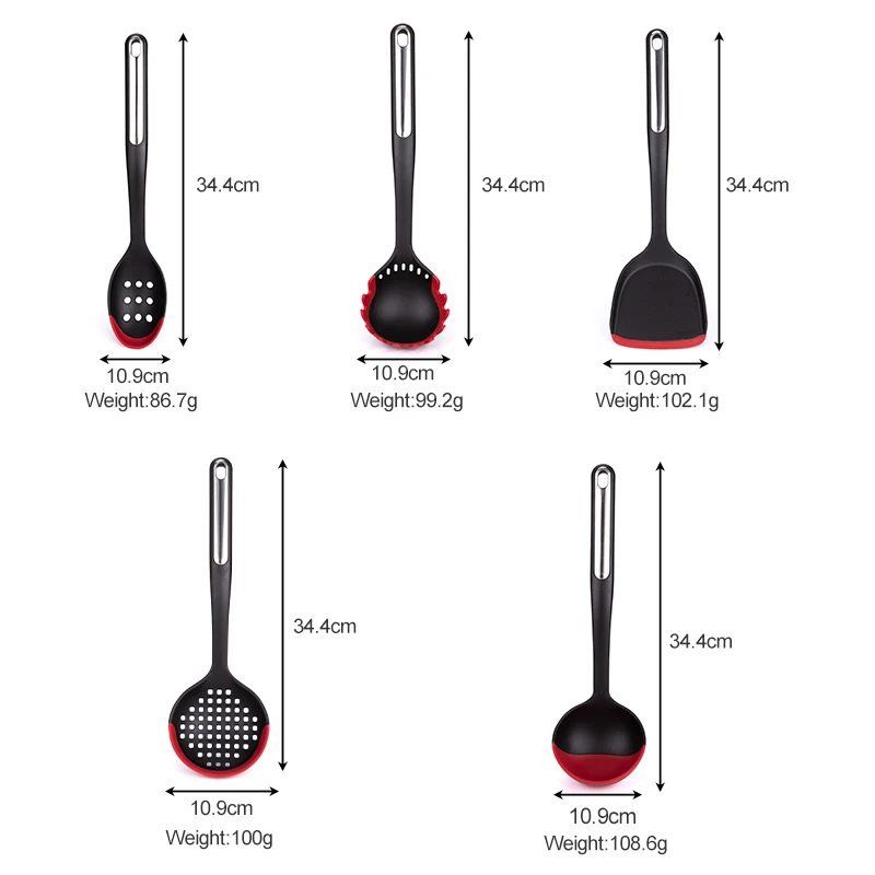 Wholesale 5 in 1 Non Stick Cocina Silicone Home Cooking Tools Kitchen Accessories Utensil Set
