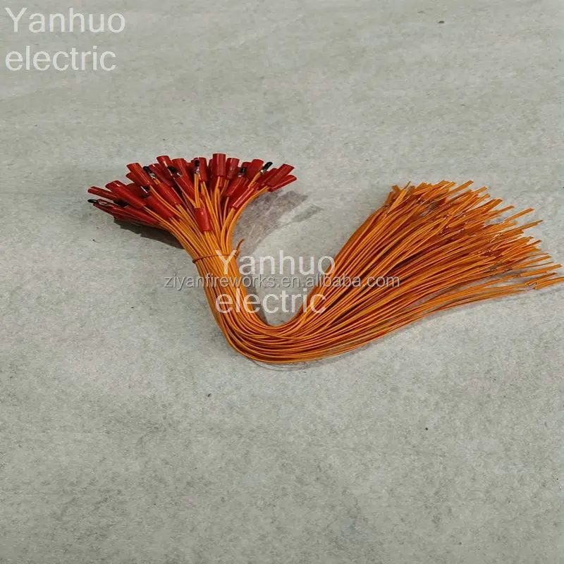 Hot selling 0.3m to 8m pirotecnia fire works WIRE WIRE wiring fire stage pyrotechnics display fireworks igniter for firework