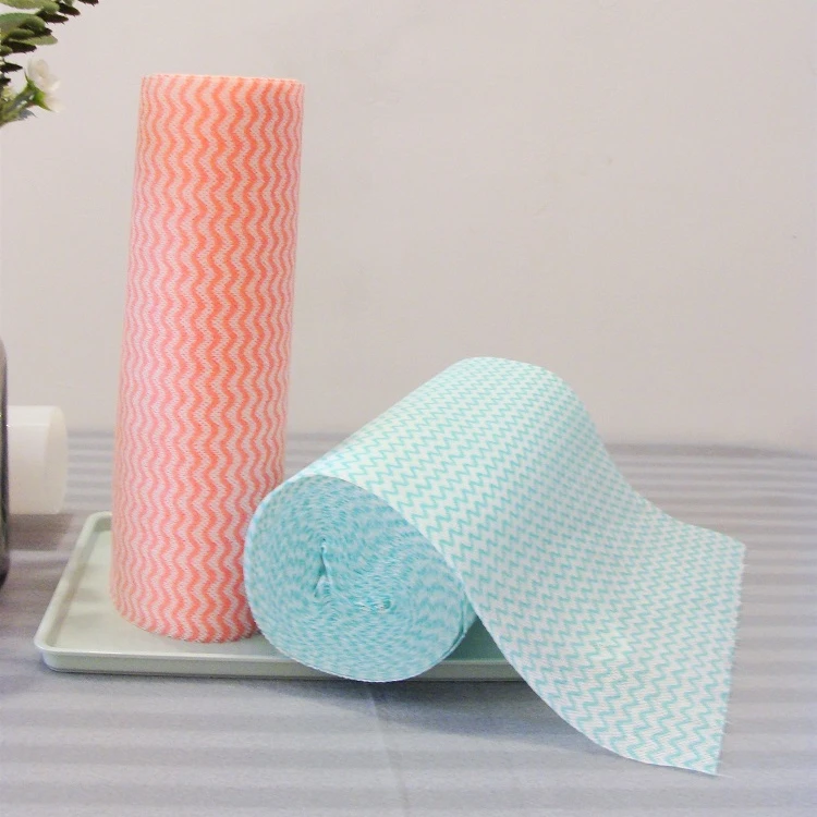 Оптовая продажа, товары для уборки дома, одноразовая Нетканая кухонная салфетка для мытья посуды