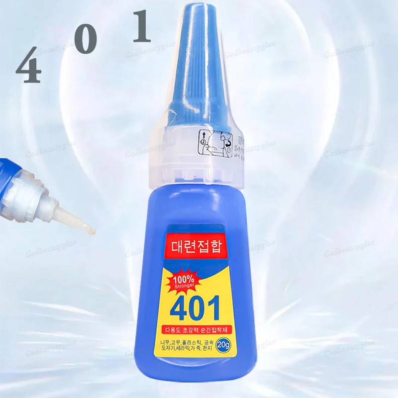 Maximum Strength 20g Clear Super Glue Using Plastic Wood Children Toys All Purpose 401 Glue