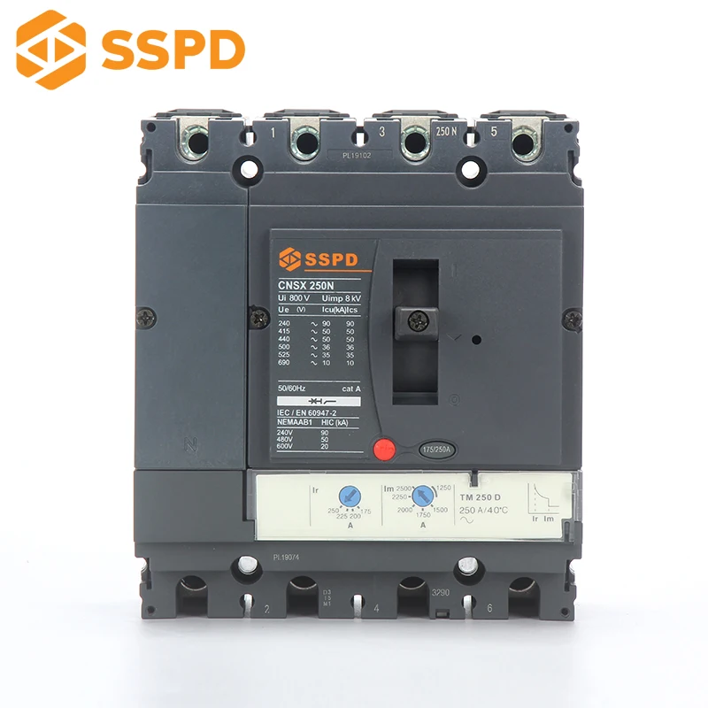  Высококачественные Аксессуары mccb механизм работы двигателя SSPD brand cnsx 250A
