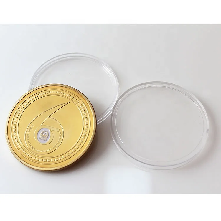 Индивидуальный акриловый Сувенирный контейнер для монет и капсул витрины