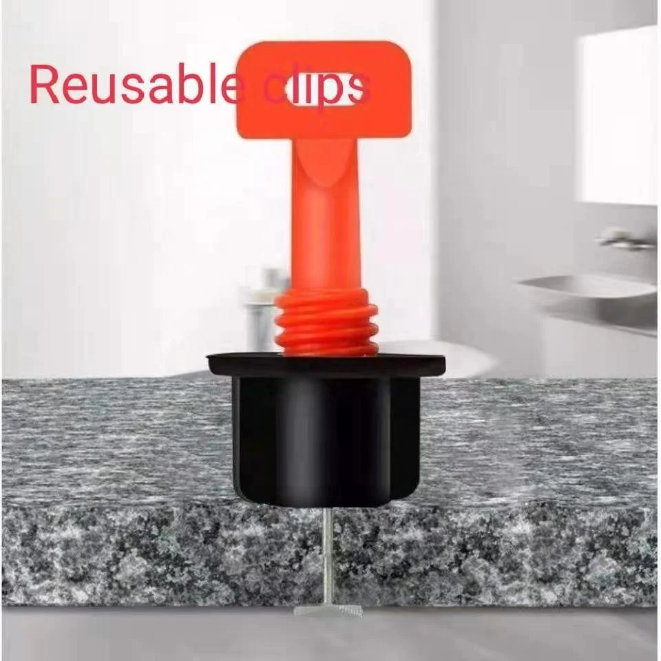 leveler for ceramics high quality tile clips leveling system tile leveler spacer High-end plastic tile leveling clips