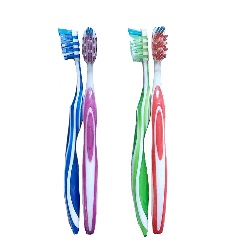 pro-dent toothbrush adult tooth brush with soft anti-slip rubber handle gum massage