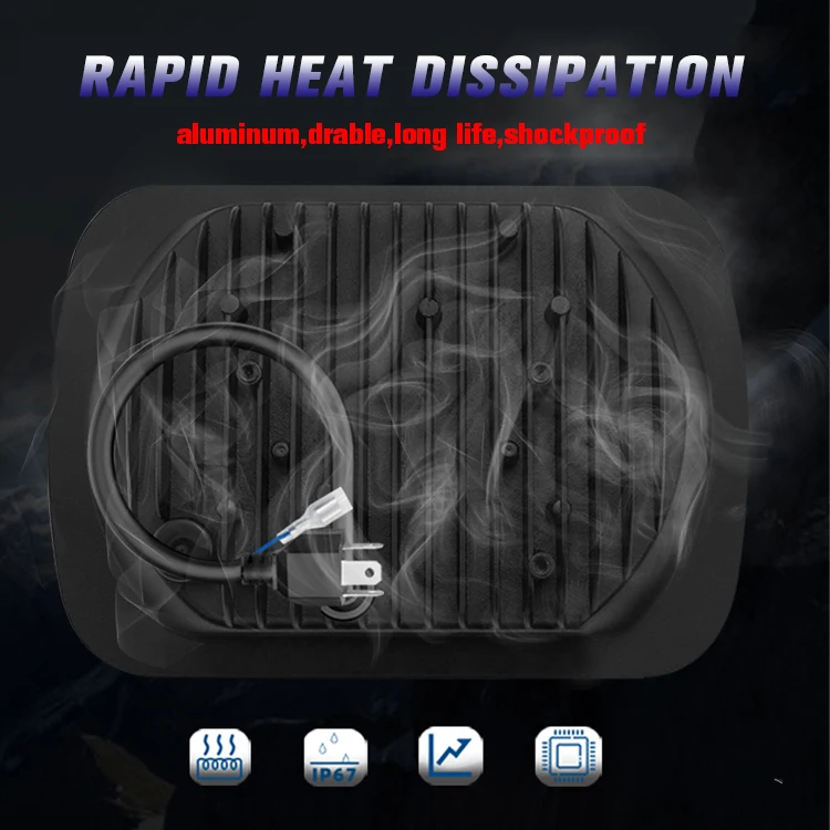 car accessories led lens led fog lights white yellow+colors flashing 7 inch led headlight led lights for motorcycle truck lights