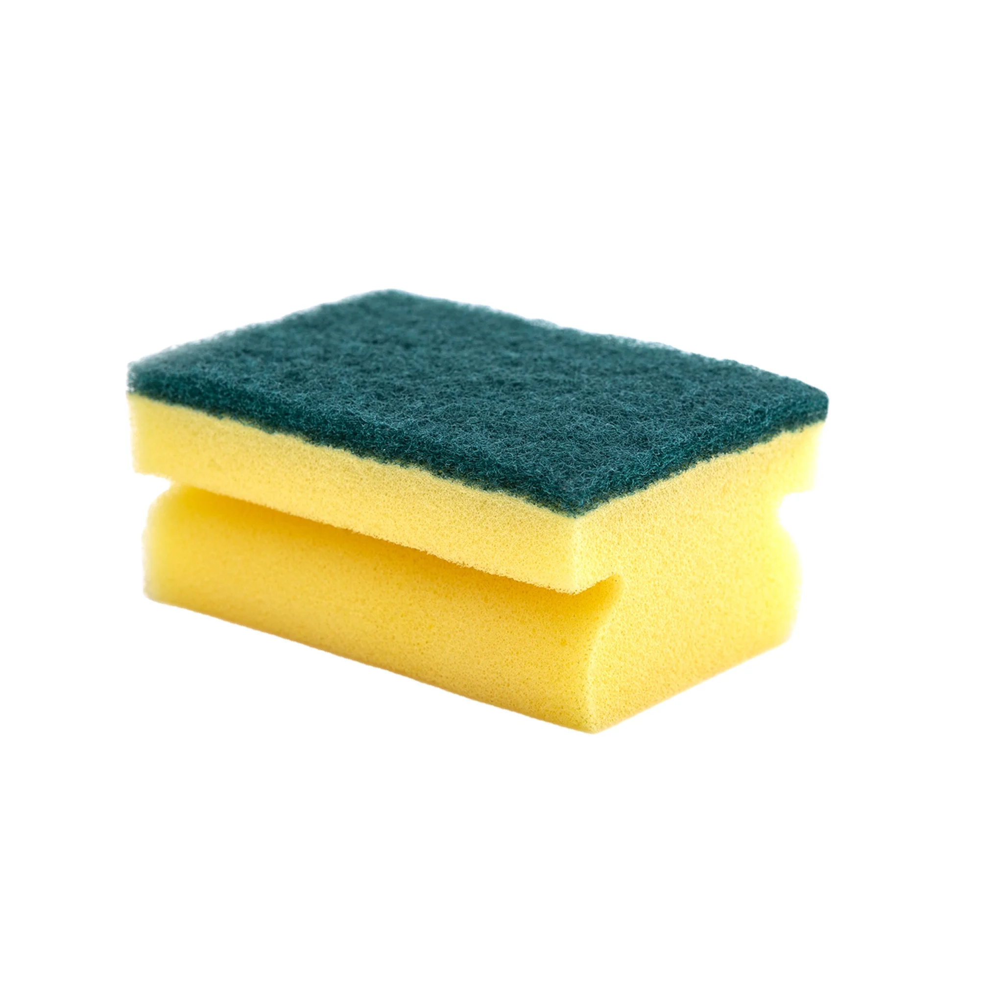 DH-A1-12 effective eco friendly kitchen cleaning scouring pad with polyester scouring pad dishwashing sponges