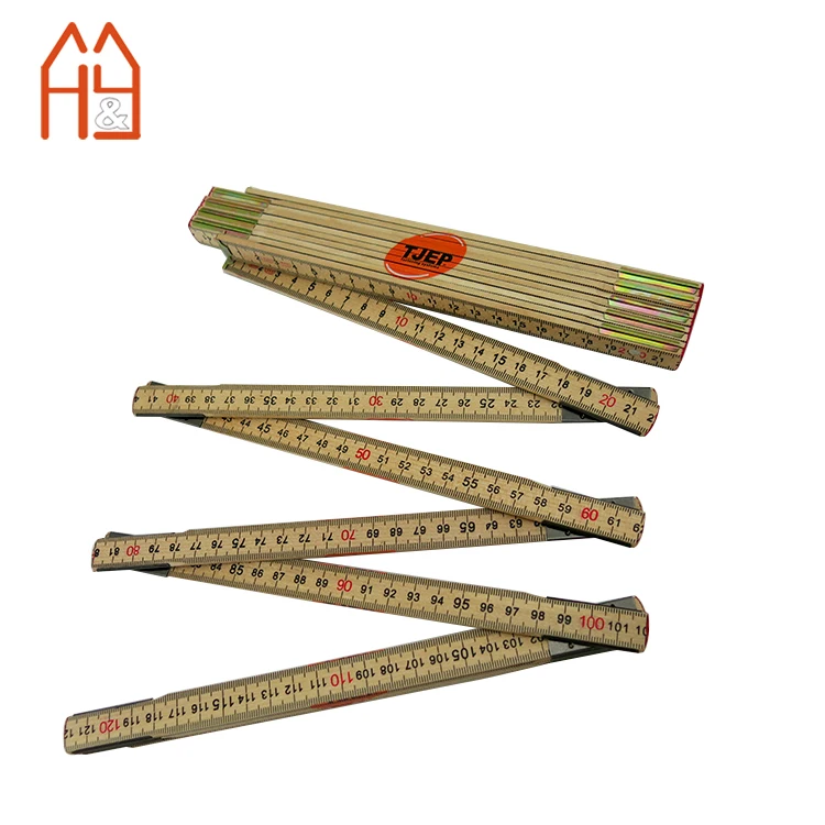 Custom Measuring Meter Rulers for Builders Carpenter 2 Meter 10 Folding Ruler Measure Tools