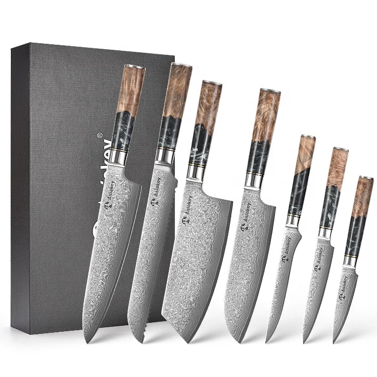 Kuchenmesser black kitchen knife resin handle cleaver knife