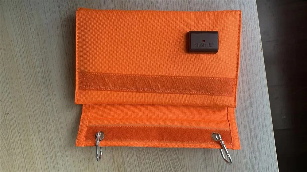 Solar panels foldable portable folding solar panel Mobile smart phone charger bag with USB port for all