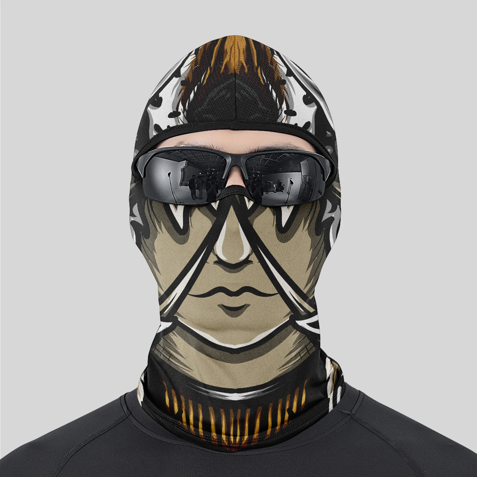 Wholesale 3D Print Animal Graphic Outdoor Skull Funny Skimask Summer Ski Maskss Face Ninja Mask Balaclava Custom Logo