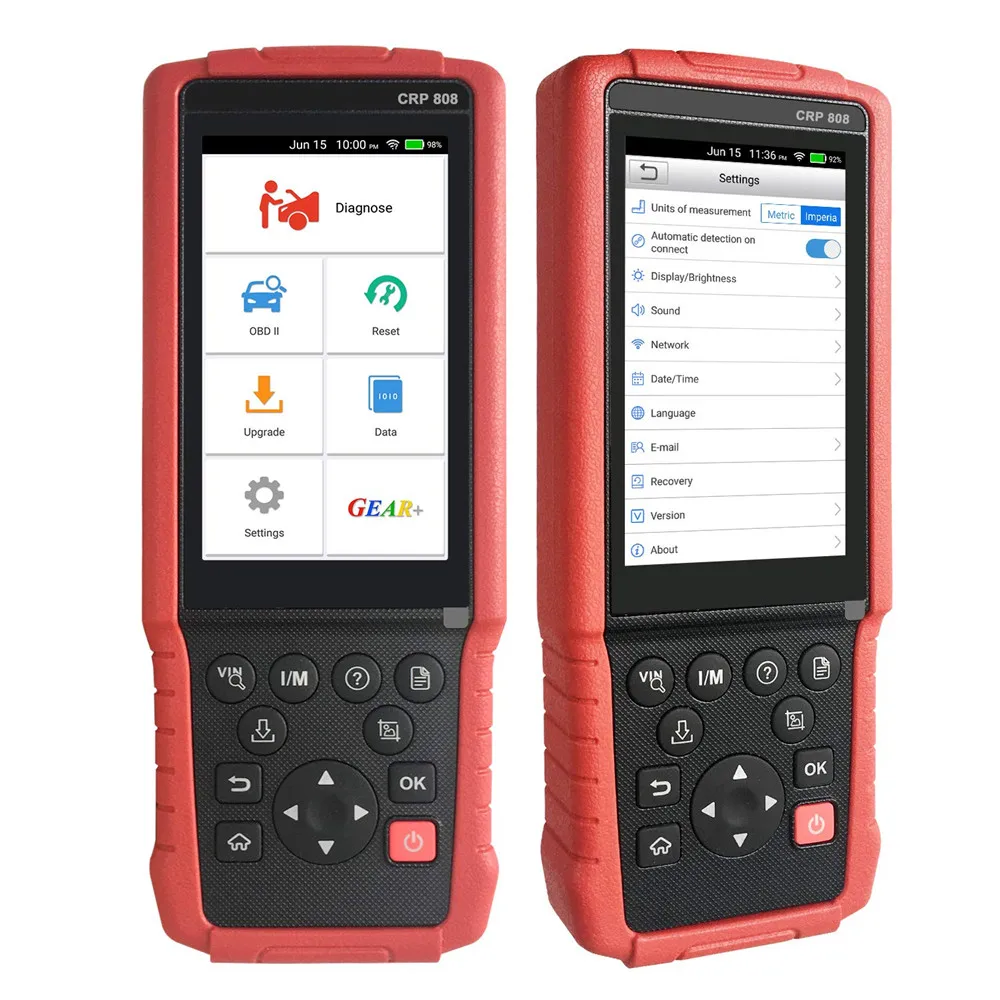 2023  LAUNCH CRP808 OBD2 Scanner Car Code Reader Diagnostic Scan Tool with All System Diagnosis and Service Functions