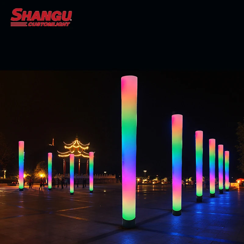 Hotel Decoration Modern IP65 Creative Outdoor Landscape LED Lamp Smart Fireproof Inside RGB Large Meteor Shower Lights