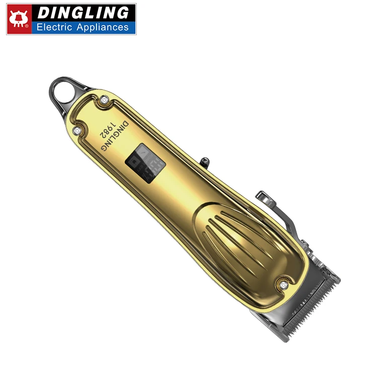 Dingling Lithium Charge And Discharge Protection lighter clipper hair clippers men professional