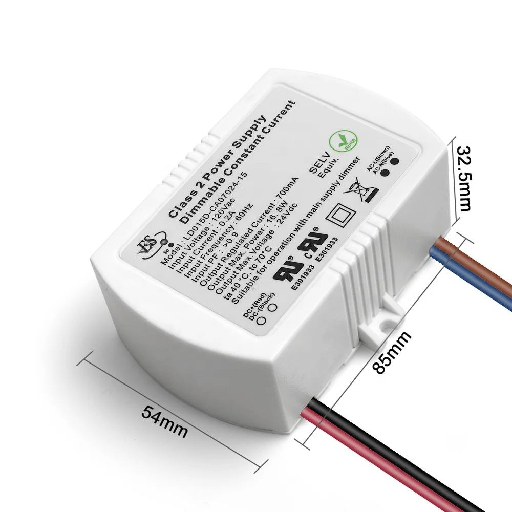  16 8 w 16-24vdc 112-127V 700ma 80.5% высокая эффективность постоянного тока водонепроницаемый Ip65 светодиодный