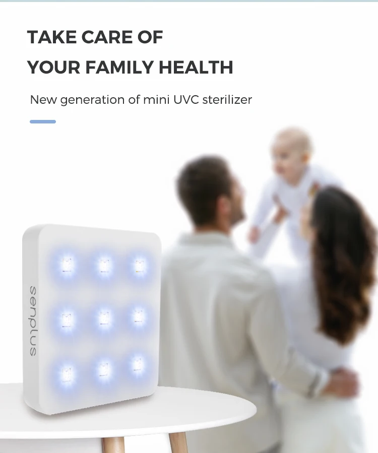 Hot Saling Convenient Purelight Led Mini Pocket Uvc Disinfection Led Portable Uv Light Sterilizer