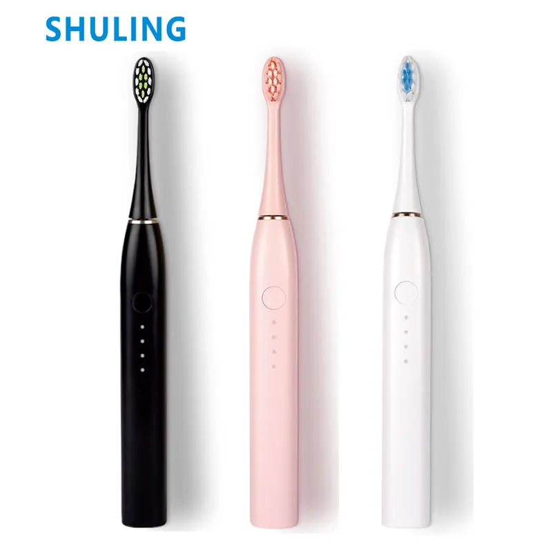 Custom adult Soft Bristle Toothbrush Deep Cleaning Automatic Toothbrush Sonic Electric Toothbrush  teeth whitening kit