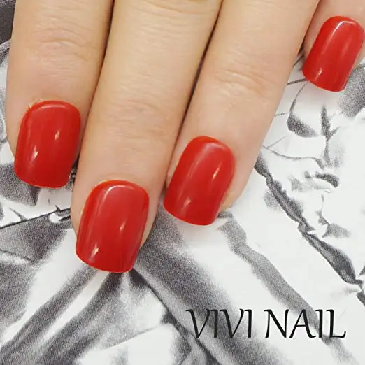 Natural French False Nails Kit Including 12 Different Size