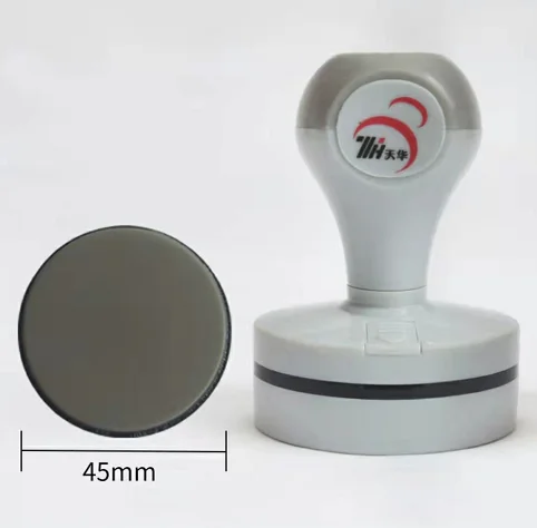 grey stamp with 4mm  TH flash stamp /photosensitive stamp