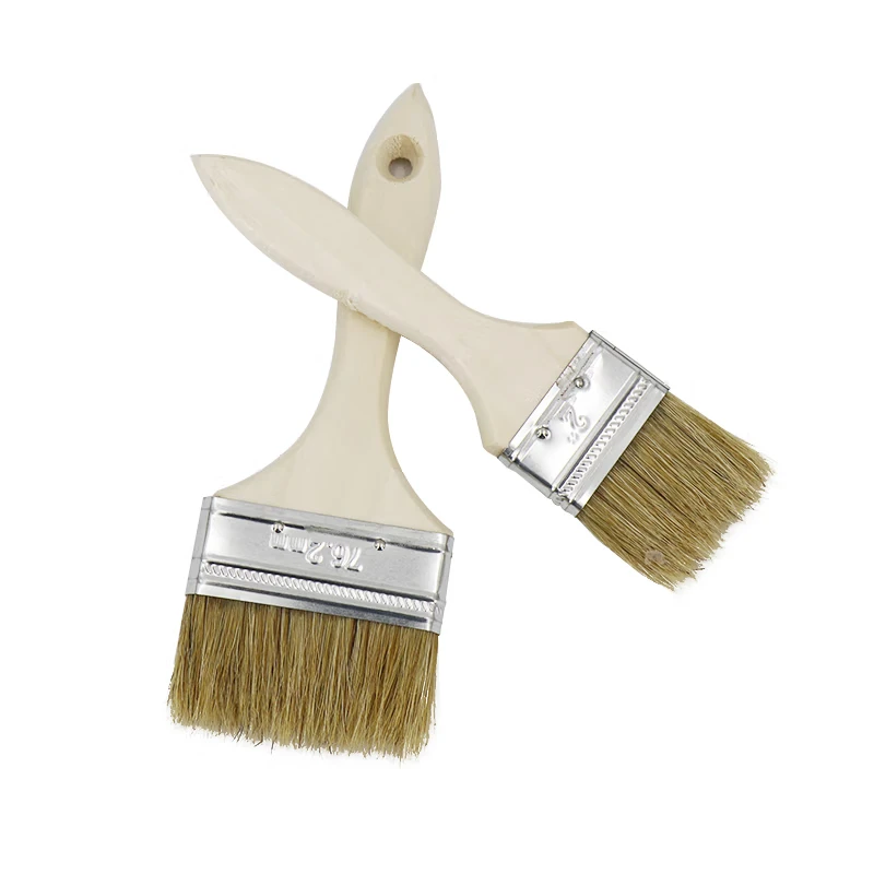 HYSTIC  Promotion Popular Chip Paint Brush Paint Brush Detail Wall Professional White Natural  Painting