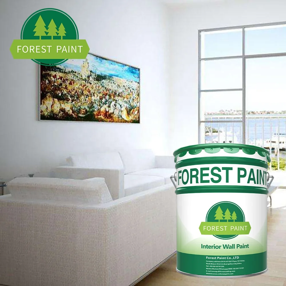 FOREST Special environmental emulsion beautiful decorative interior latex wall color house paint color chart for block building
