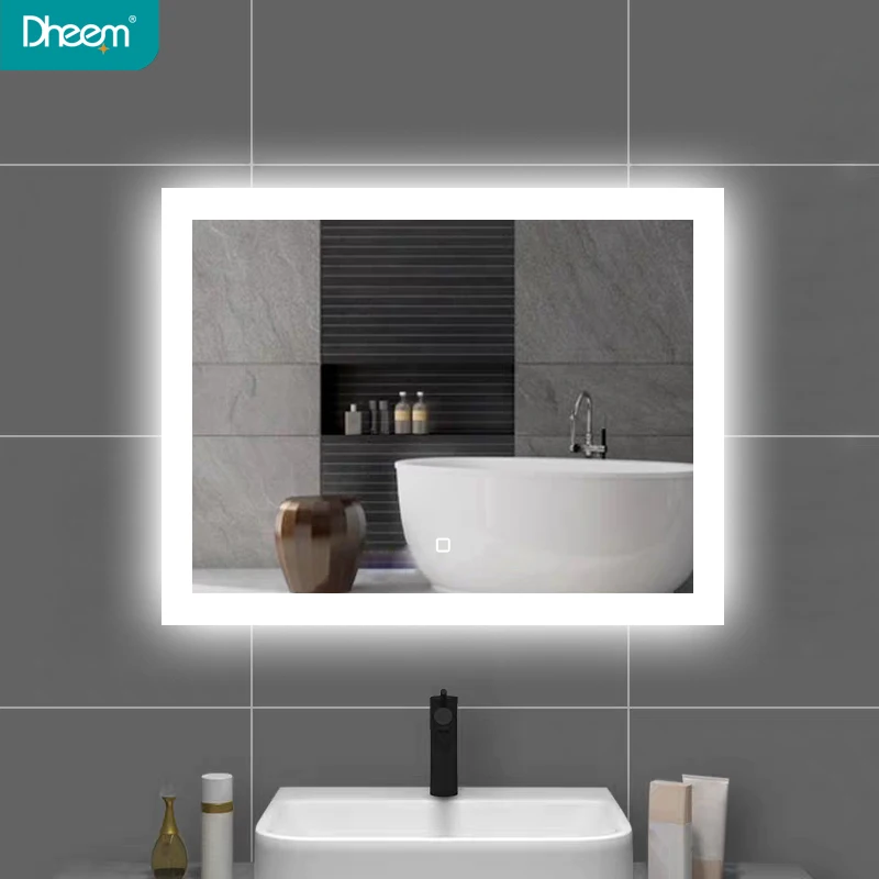
IP44 CE ETL LED Wall Mirror bathroom Illuminated Mirror Light with Shaver Socket 