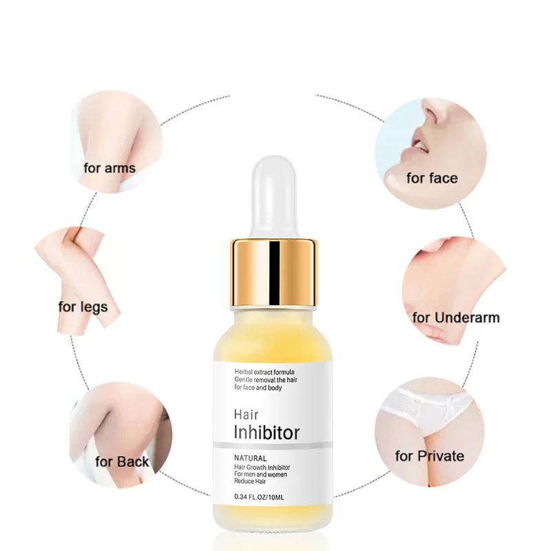 Hair inhibition mild Hair nourishing liquid 10ml dropper bottle