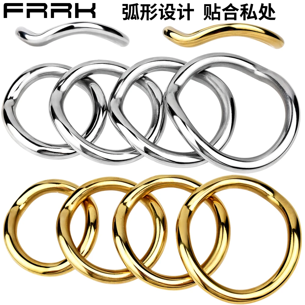 BDSM Male Lock Sperm Block with 4 Rings, Penis Ring Sex Toy, Used to Enhance Erection, Lasting More Robust Male Couple Sex Toy