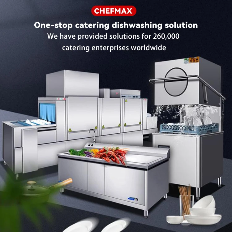 Commercial Stainless Steel Professional Freestanding Dishwasher Dish Washing Machine for Restaurant