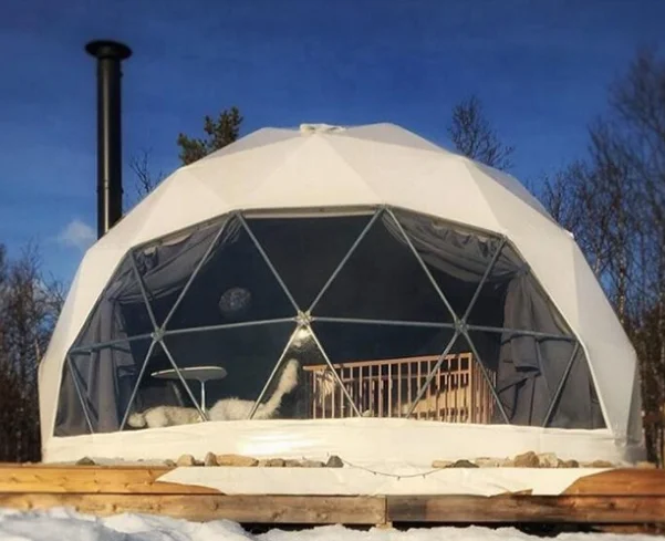 I Hot sale bubble dome tent geodesic dome tent glamping outdoor inflatable clear dome tent