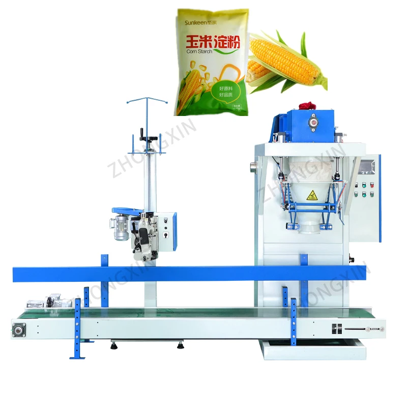 5kg 10kg 25kg 50kg Powder Packing Machine Flour Feed washing soap powder and packing machine