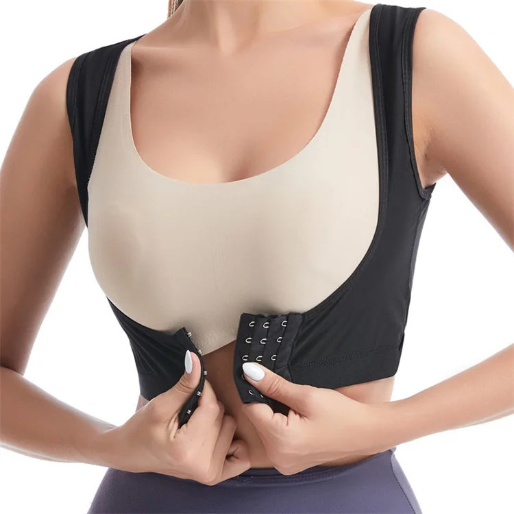 Arm Slimming Sauna Shapewear Chest Support Sportscorset Fitness Top Chest Support Sauna Clothes Yoga Sweat Clothes
