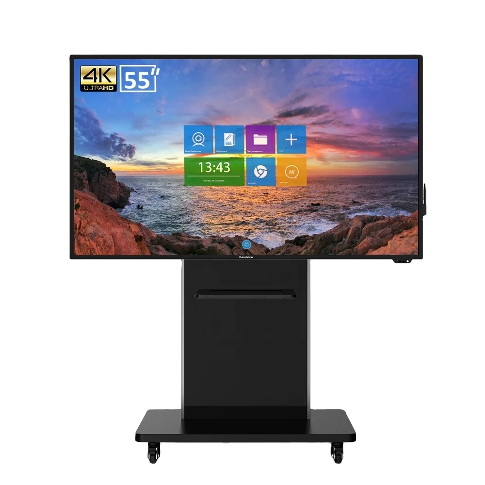 Goodview 55 inch interactive multimedia whiteboard optical electronic interactive boards for schools