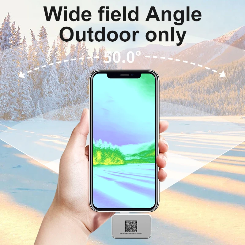 HTI HT-203H 256*192 Thermal Camera Android Type-C Thermal Imager 25Hz Mobile Thermal Imaging Camera for PCB Device Fault Detect