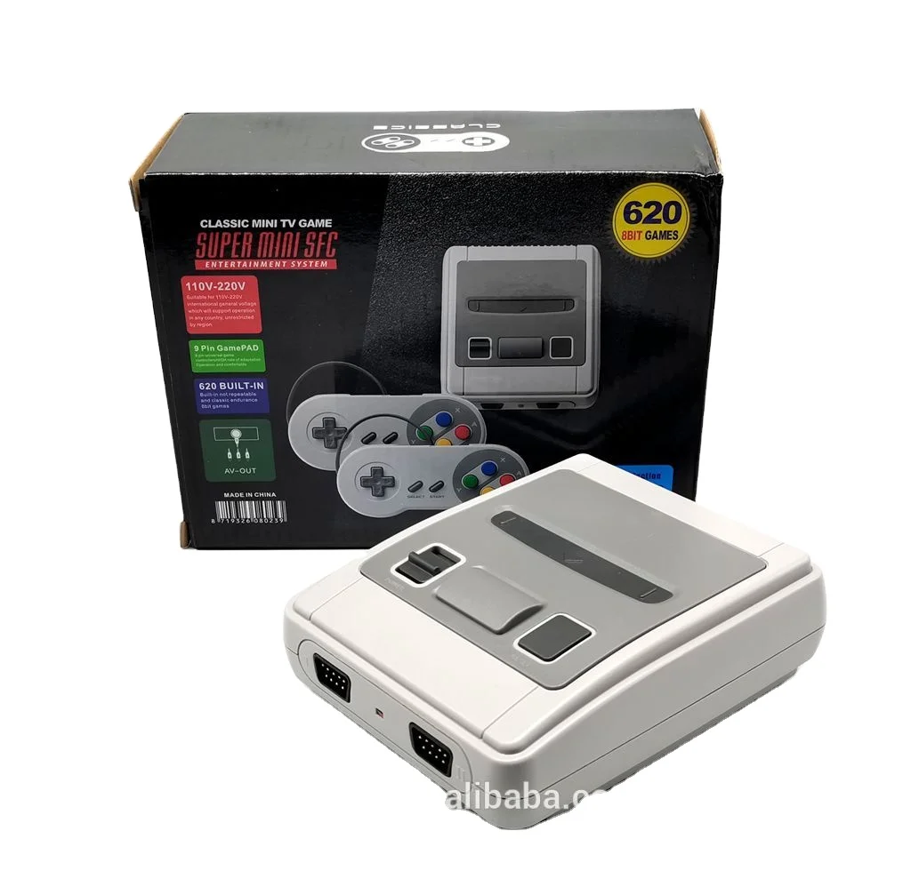 Оптовая Продажа Обновление консоли 8-битный Ретро ручной классический игровой ТВ игровая консоль 620 игровой консоли
