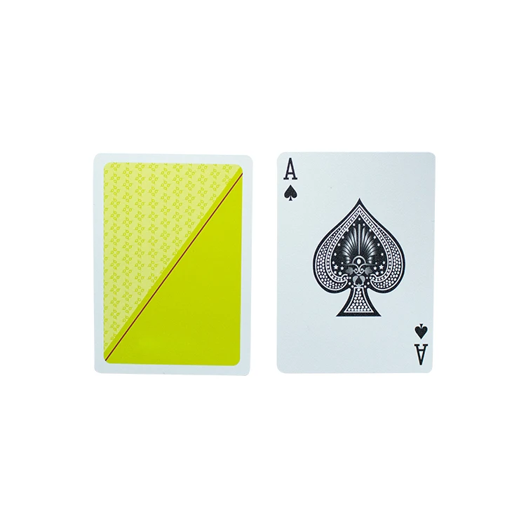 High quality playing card Luxury black gold plastic poker waterproof black playing cards