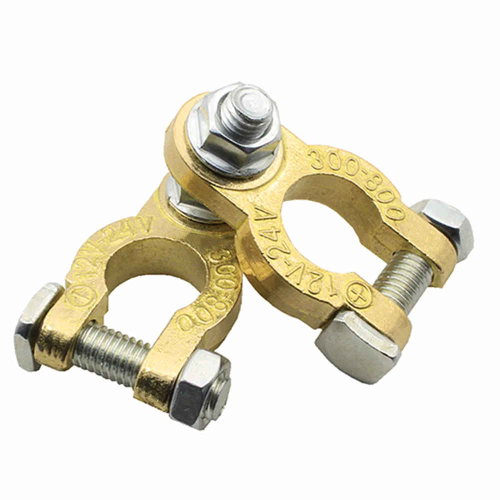 Brass Automotive Battery Connector Car Battery Pile Head Battery Terminal Clamp