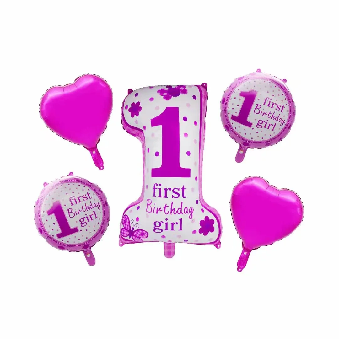 5PCS Cartoon Jungle Animal Forest Party Balloon Set Hedgehog Fox Raccoon Squirrel Balloon For Forest Birthday Party Decoration