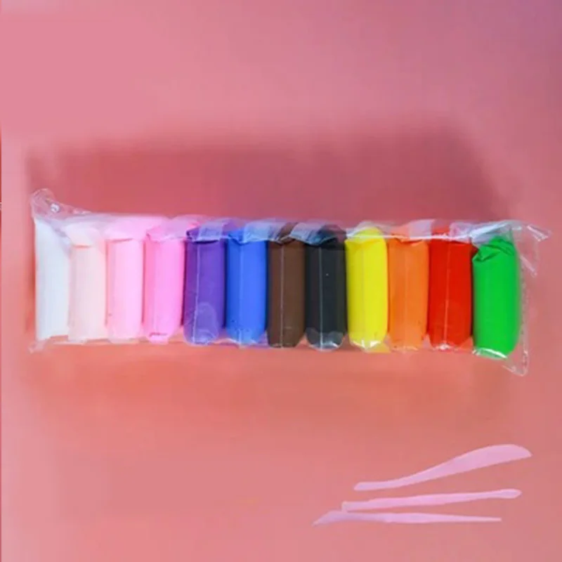 Factory Wholesale Educational Toys Air Dry Foam Clay Soft Modeling Clay Plasticine Mouldit Clay