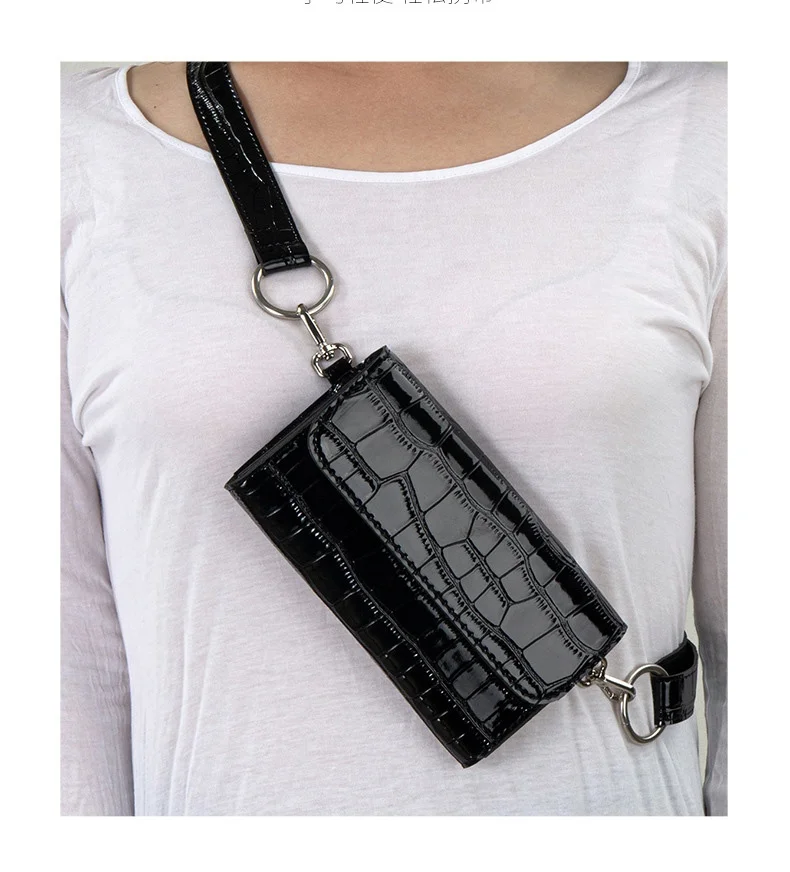 Custom Travelling Fanny Pack Phone Pocket Belt Bag Chest Crossbody Bags