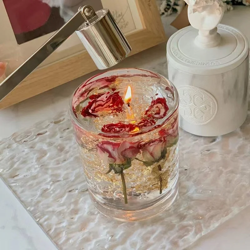 Luxury Branded Perfumed Essential Oil 100% Soy Wax Ceramic Jars SPA Candle for Festivals Gift