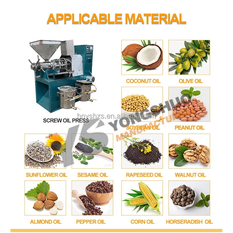 complete production line groundnut oil  heat press extraction machine oil press machine in the philippines